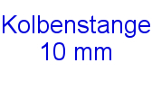 Kolbenstange 10 mm