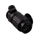 Universal short adapter 7/13 to 13-pin, world connector...