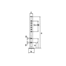 Stopa podporowa 50 mm, kwadratowy zakres regulacji 5x40 mm 400 kg