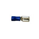 Flat receptacles 35033, insulated, blue, 1.00 - 2.50 qmm