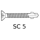 Torx specielle boreskruer galvaniseret SC5