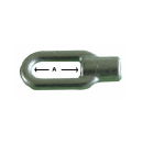 Eyebolt size. 0, galvanized, 27 mm for item No.: 415403