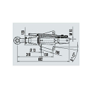 Urzadzenie najazdowe Oczko DIN AE V 251S 1500-2700 kg powyzej RB 3062/3081