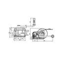 Treuil AL-KO 501 A OPTIMA 500 kg avec câble de 10 m