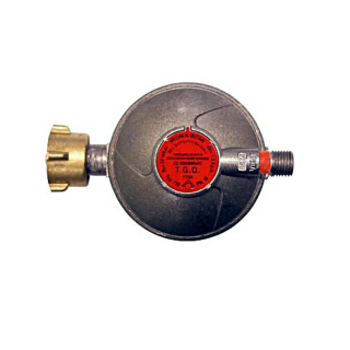 Regulator do przyczepy kempingowej 1,5 kg, 30 mbar KLF x 1/4 "lewy