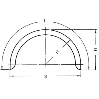 Profil blotnika jednej osi 12/40 B220 R375 L1210 S750 H390