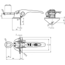 SPP - zamek mimosrodowy, ZB-03, 242 mm, ocynk