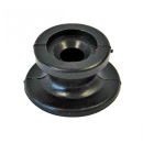 Bottone rotondo plastica Ø 24mm nero