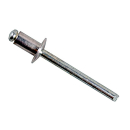 Blind rivet head 9 mm aluminum