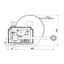 AL-KO 1201 A OPTIMA Seilwinde mit 25 m Seil