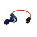 Cable adaptador acoplamiento CEE / enchufe Schuko