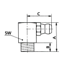 Smarowniczka stozkowa 90 ° H3