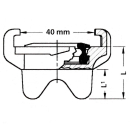 Wasserschlaucharmatur Blinddeckel MS