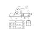 Winterhoff WW 8 G z bocznym nawierceniem do 800 kg rura naciagowa 60 mm kwadratowa