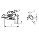 Knott AV 30 A Ø 50 mm 12/12 lockable & safety...