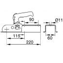 Albe Berndes EM 80 V versie F 60 mm vierkant M10