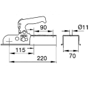 Albe Berndes EM 80 V versie G 70 mm vierkant M10