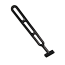 Adjustable rubber straps, length 280 mm, black