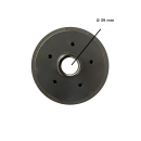 Knott brake drum: 200 x 50/10, RA: 112 x 5 hole type...