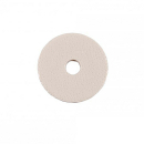 Rivet pad made of strap material, 18 mm, color: beige