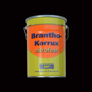 Brantho Korrux "nitrofest" 5 litrowy pojemnik w kolorze glebokiej czerni, RAL 9005