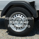 185/65R 14, LI/SI 93N von Trailer, Achsanschluss: 67/112...