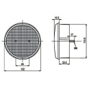 Blinklys-bremse-baglygte, 730/12 LED, med 500 mm...