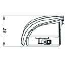 Luz de freno / trasera, BRSM 810, con SML, reflector,...