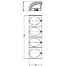 Modulares Rückleuchtensystem JOKON 810 Halterahmen...