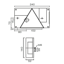 Multipoint I 5-pin prawy koniec, hamulec, miganie, rewers, KZL, zlacze bagnetowe