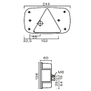 Multipoint III left tail, brake, indicator, NSL KZL SML...