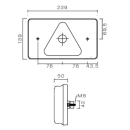 MultiLED, right with triangular reflector, RFS, ASS2...