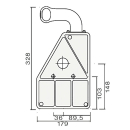 Earpoint I, right tail, brake, flashing, RFS, bayonet...