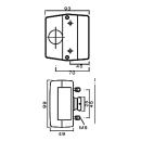 Minipoint baglygte, stoplys, indikatorlys uden IDL...