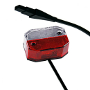 Flexipoint I markeringslicht, rood-wit met kabel van 500...