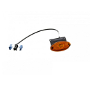 Flatpoint 2 LED-Seitenmarkierungsleuchte, gelb mit DC...