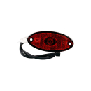 Flatpoint 2 LED positielicht, rood met DC aansluiting,...