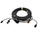 Juego de cables 10 mtr. Conector de PVC, 13 pines...