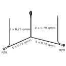 Zestaw kabli 8 mz wtyczka PVC, 13-pin z wyjsciem do...